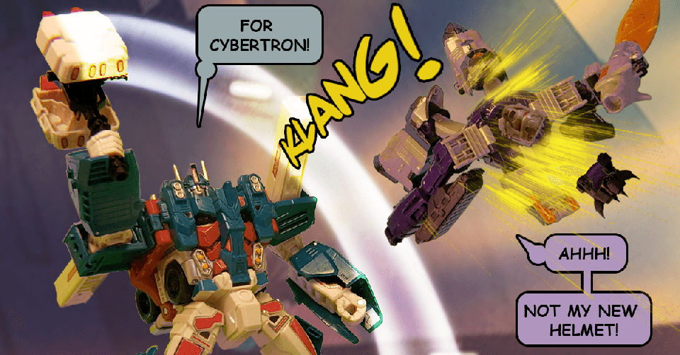 Galvatron has bigger problems than his helmet...