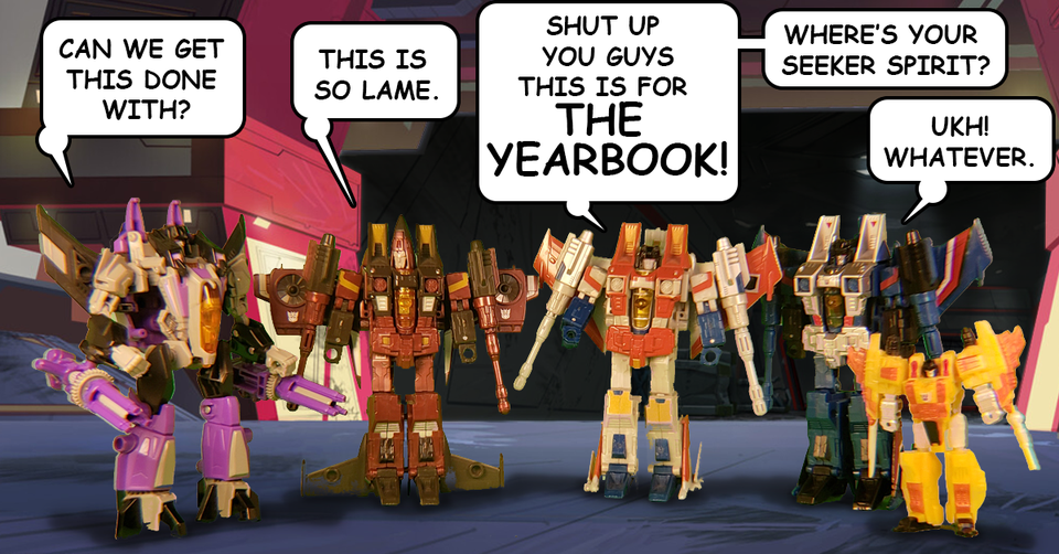 Even in high school, Starscream was a jerk.