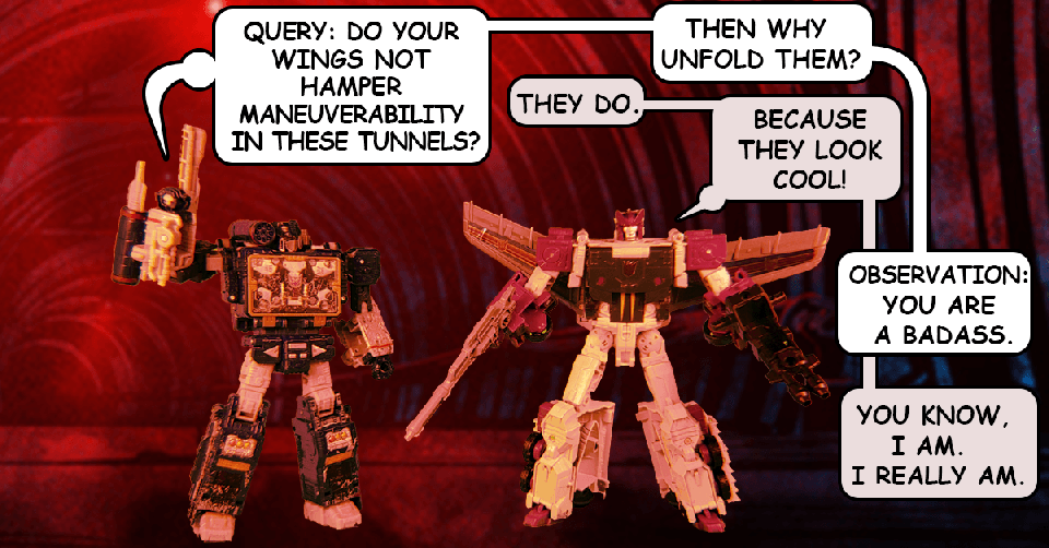 Soundwave knows how to make friends...
