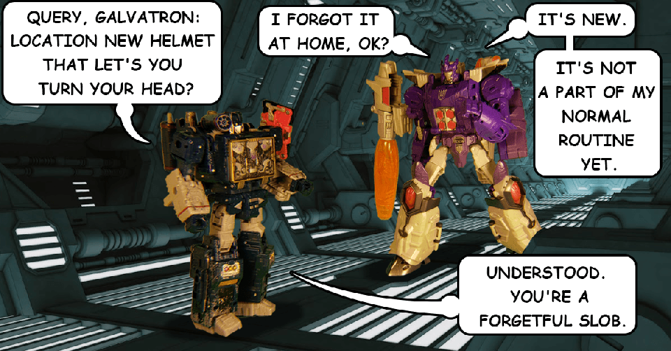 It takes a while to get into a new routine...