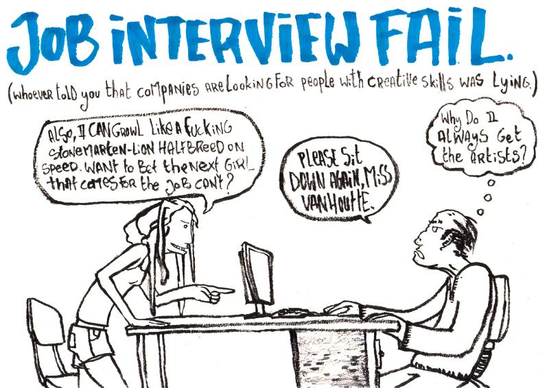 job interview fail