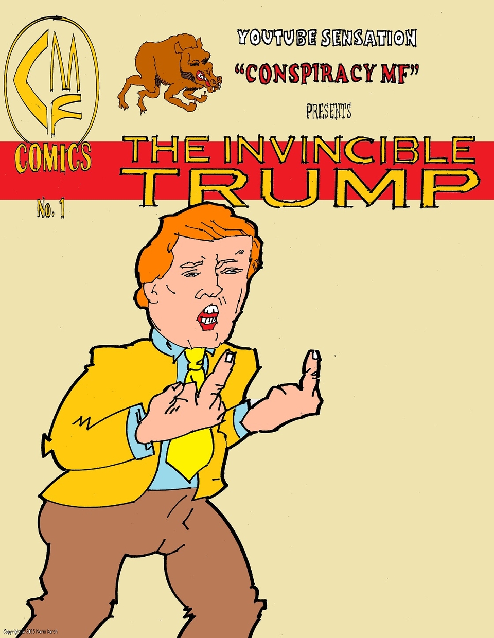 Donald Trump Adventures #1 (variant cover #1)  
