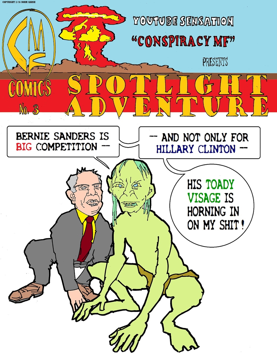 Spotlight Adventures #3 (Bernie Sanders)