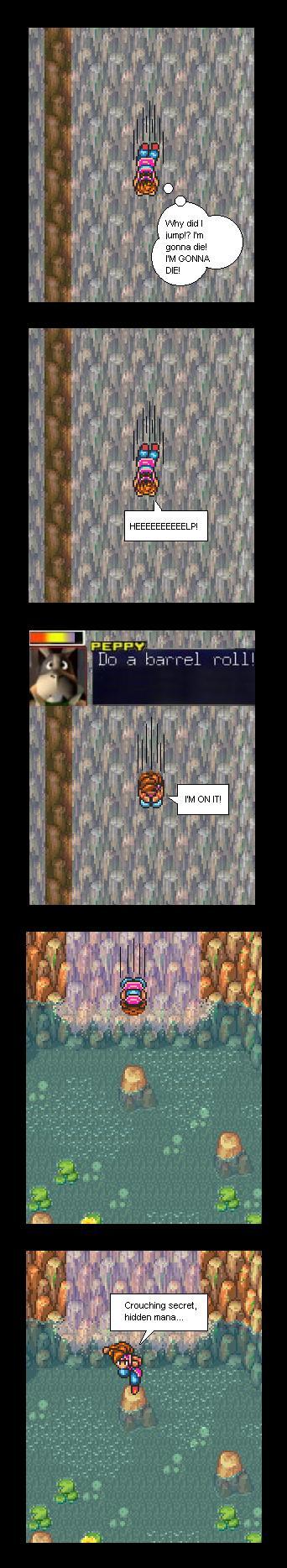 The power of the barrel roll