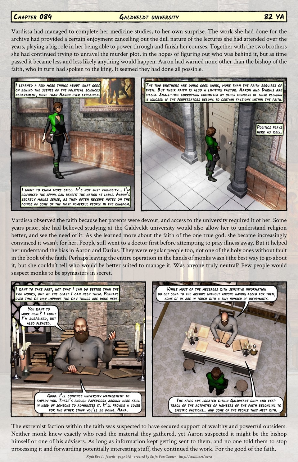 Chapter 084 : Galdveldt university (82 YA)