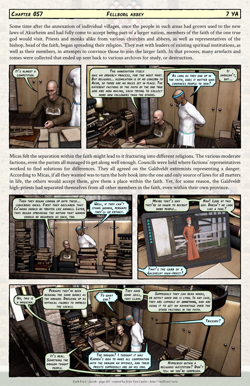 Chapter 057 : Fellborg abbey (7 YA)