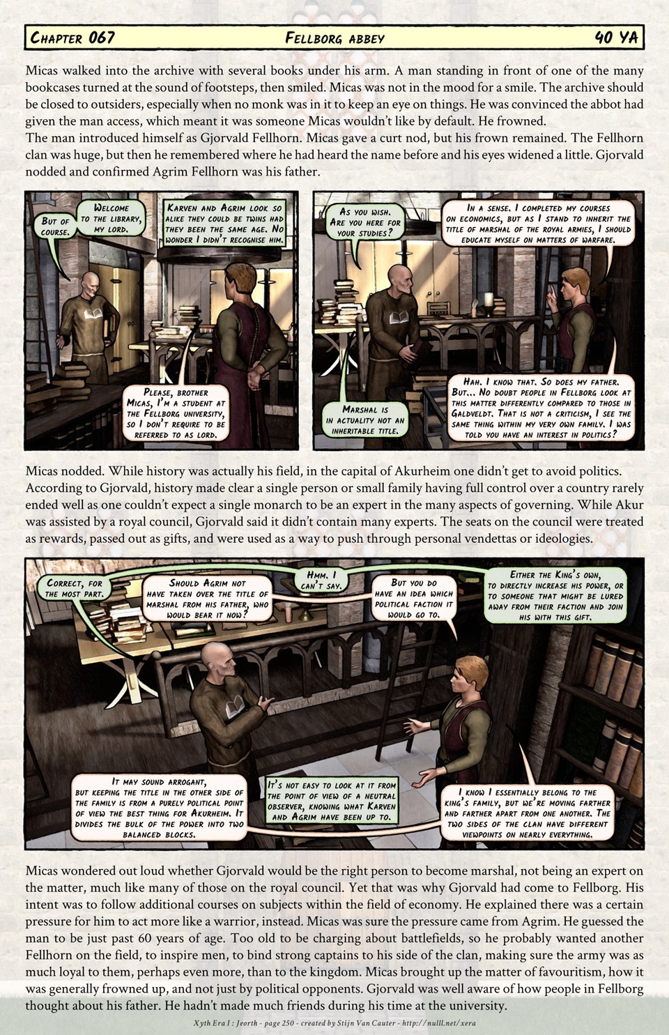 Chapter 067 : Fellborg abbey (40 YA)