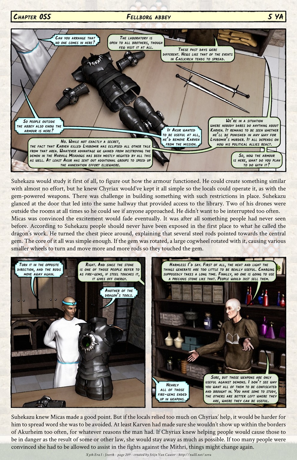 Chapter 055 : Fellborg abbey (5 YA)