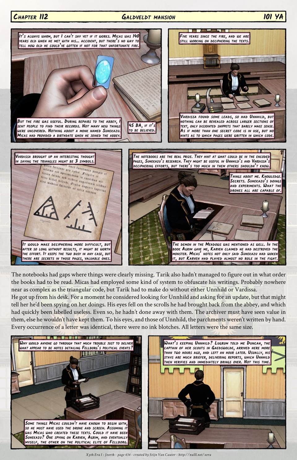 Chapter 112 : Galdveldt Mansion (101 YA)