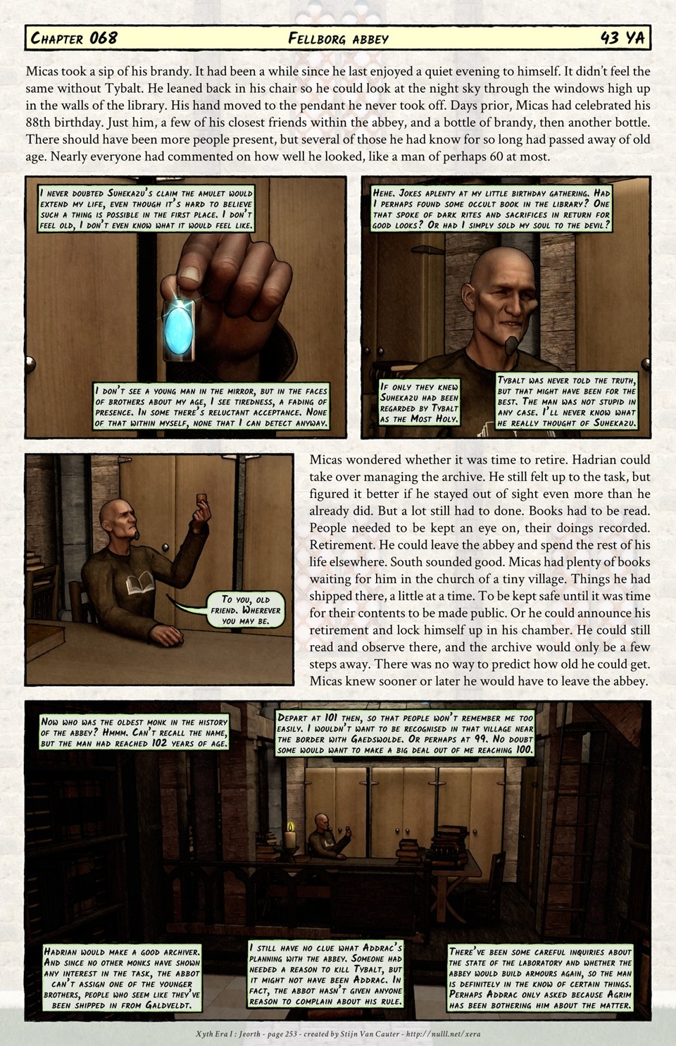 Chapter 068 : Fellborg abbey (43 YA)