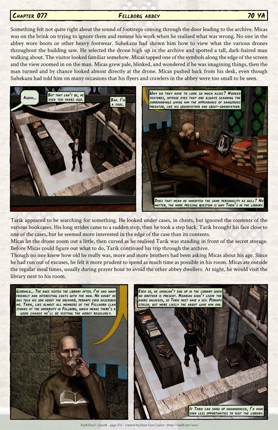 Chapter 077 : Fellborg abbey (70 YA)