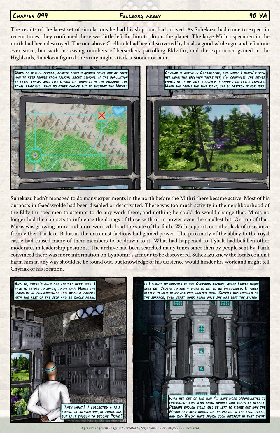 Chapter 099 : Fellborg abbey (90 YA)