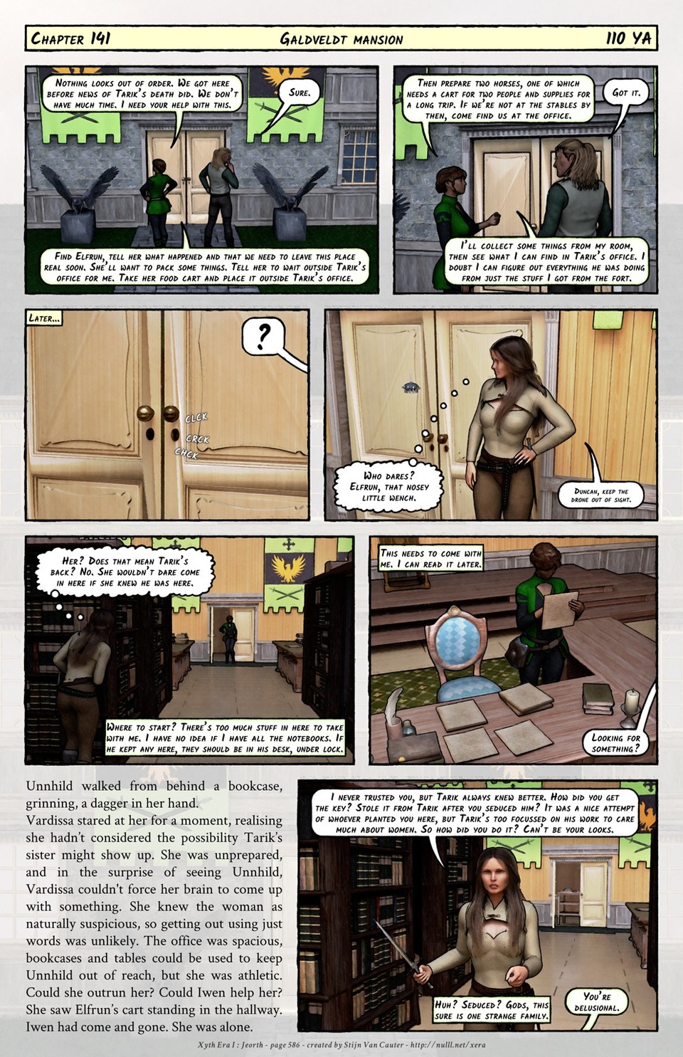 Chapter 141 : Galdveld mansion (110 YA)