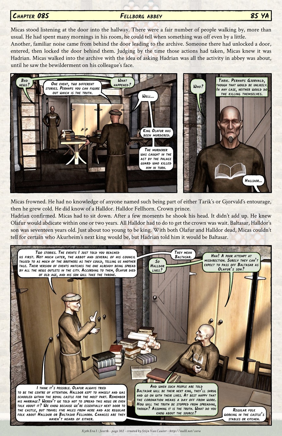 Chapter 085 : Fellborg abbey (85 YA)