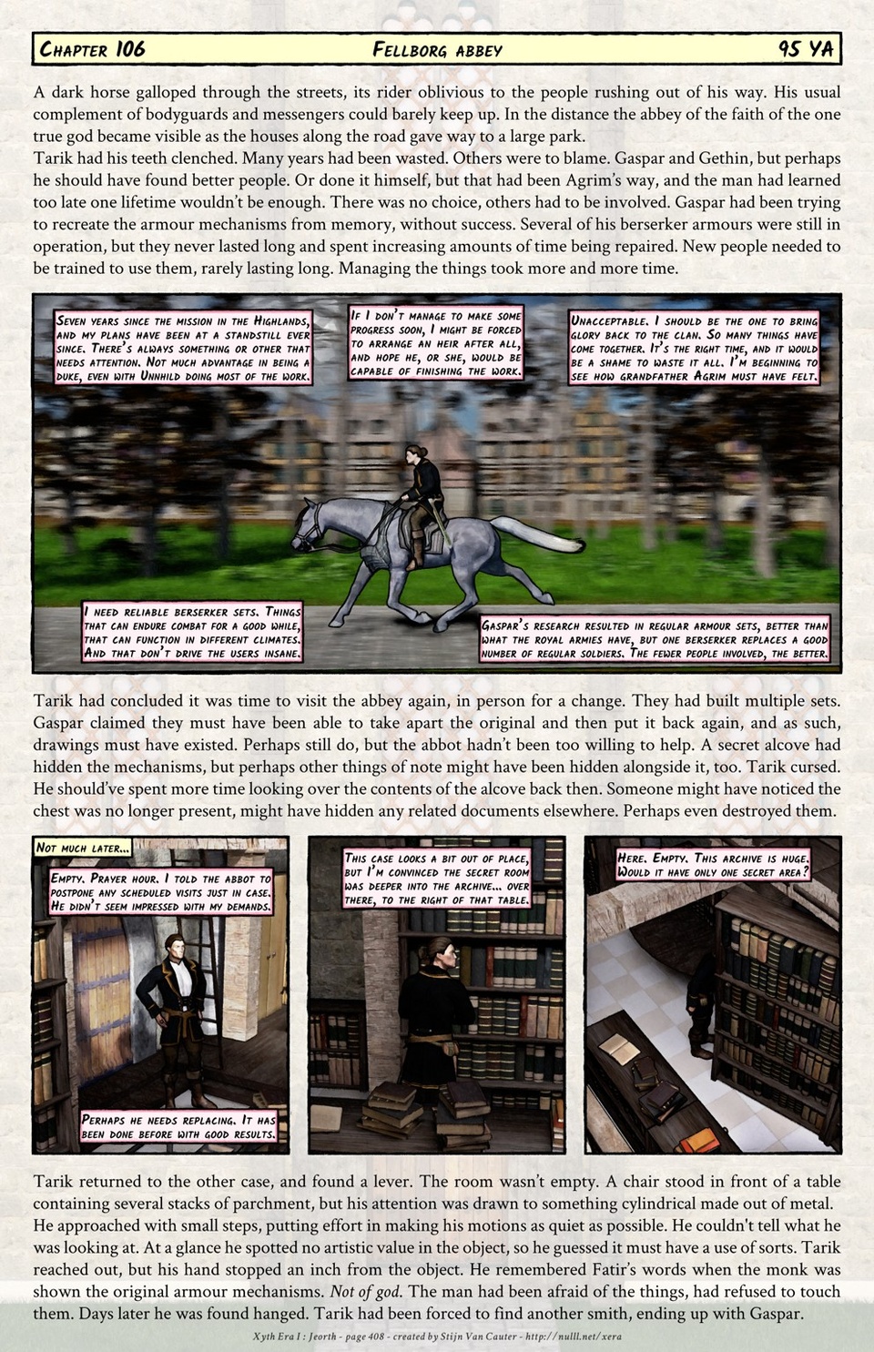 Chapter 106 : Fellborg abbey (95 YA)