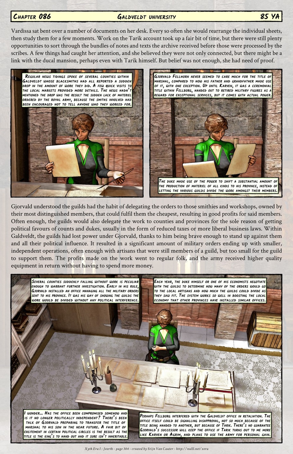 Chapter 086 : Galdveldt university (85 YA)