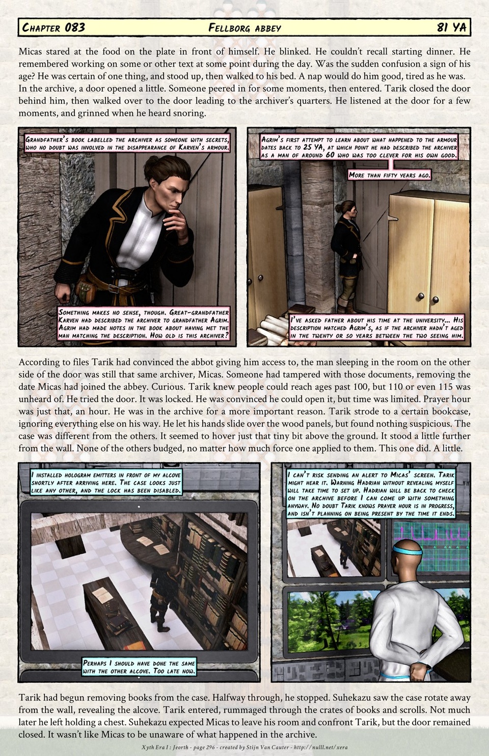 Chapter 083 : Fellborg abbey (81 YA)