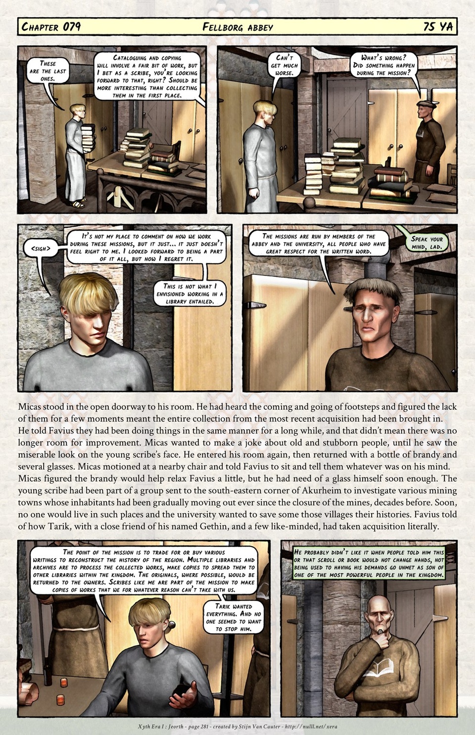 Chapter 079 : Fellborg abbey (75 YA)