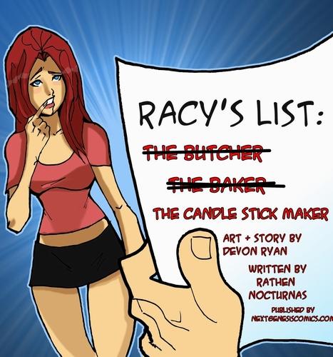 High school #3 Racy's list written by Rathen Nocturnas art and story by Devon Ryan