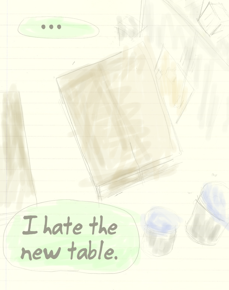 I hate the new table