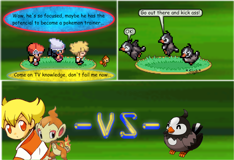 #20 Chimchar Vs. The stupid Starly