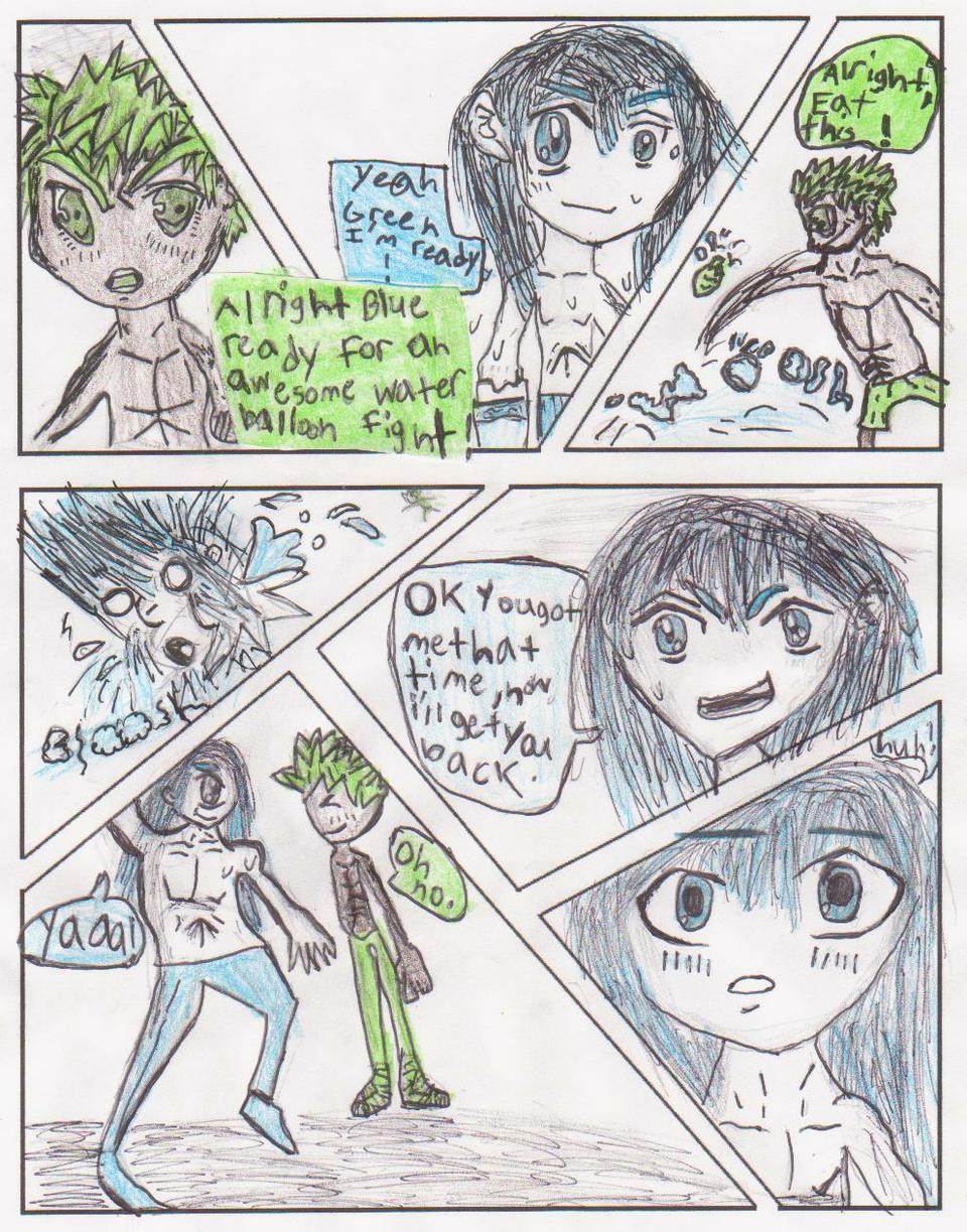 Green and Blue vol 1 Chapter 1 pg 1 issue 1