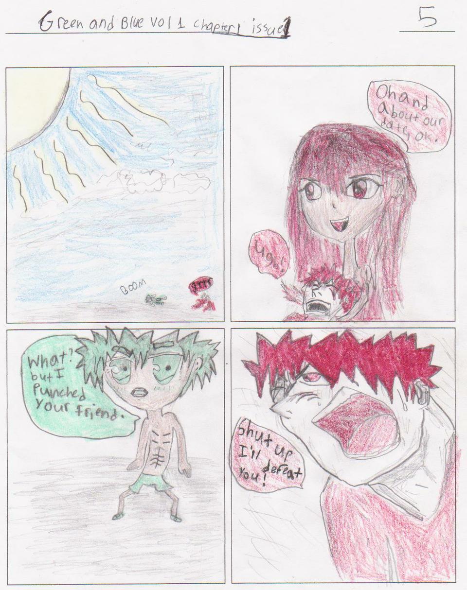 Green and Blue vol 1 chapter 1 issue 1 page 5
