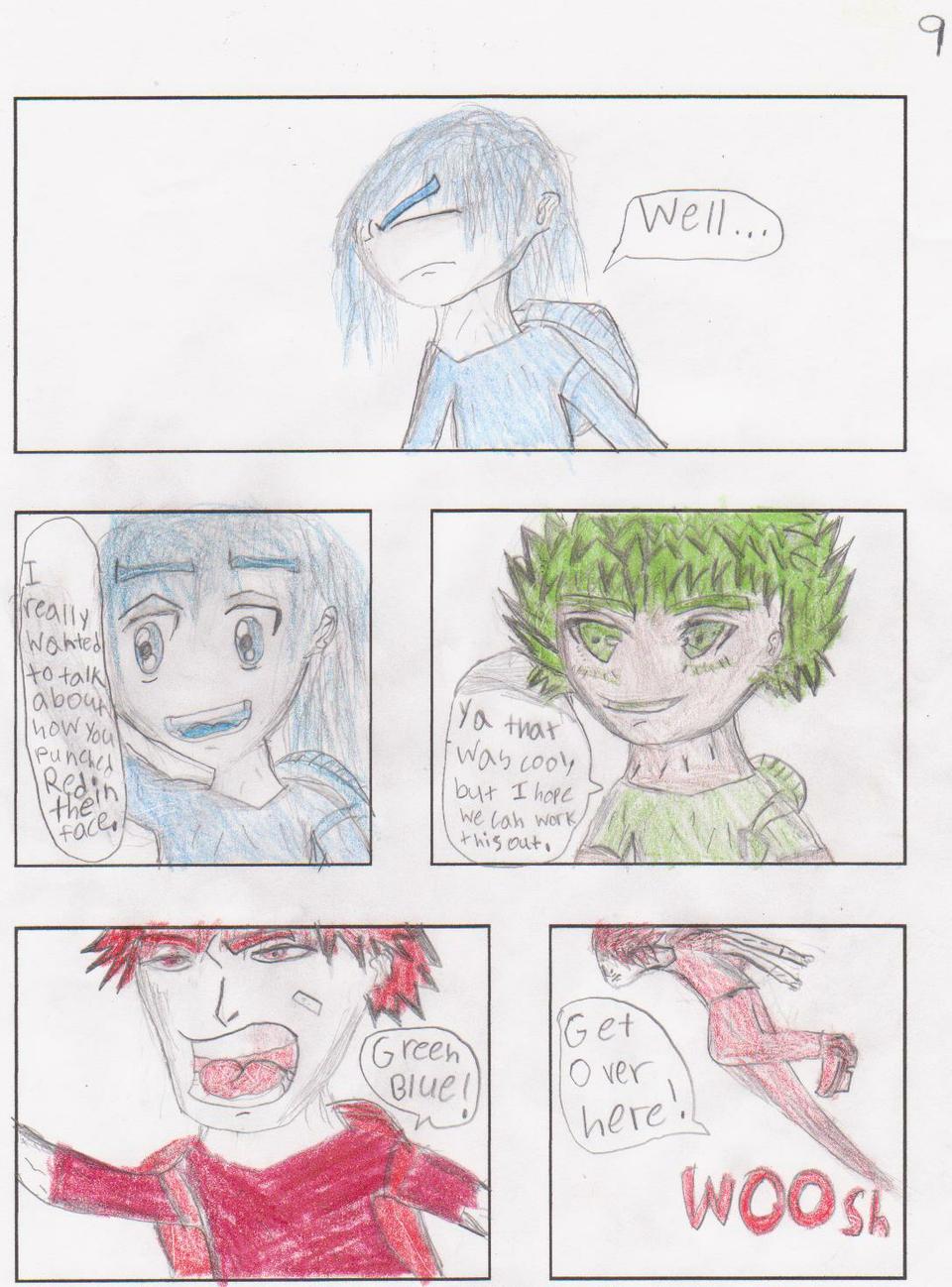 Green and Blue vol 1 chapter 2 page 9 issue 1