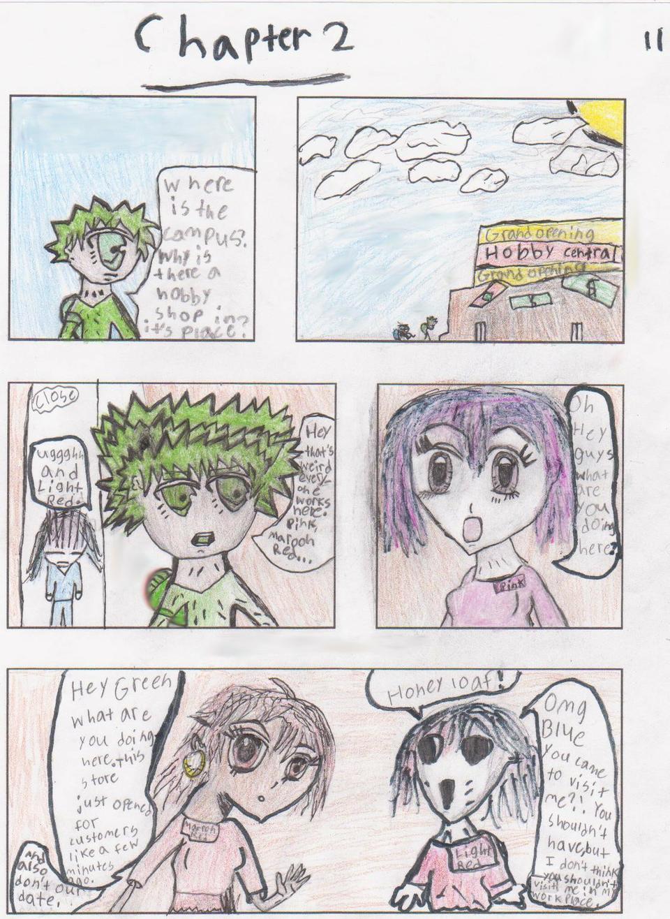 Green and Blue vol 1 issue 1 chapter 2 page 11
