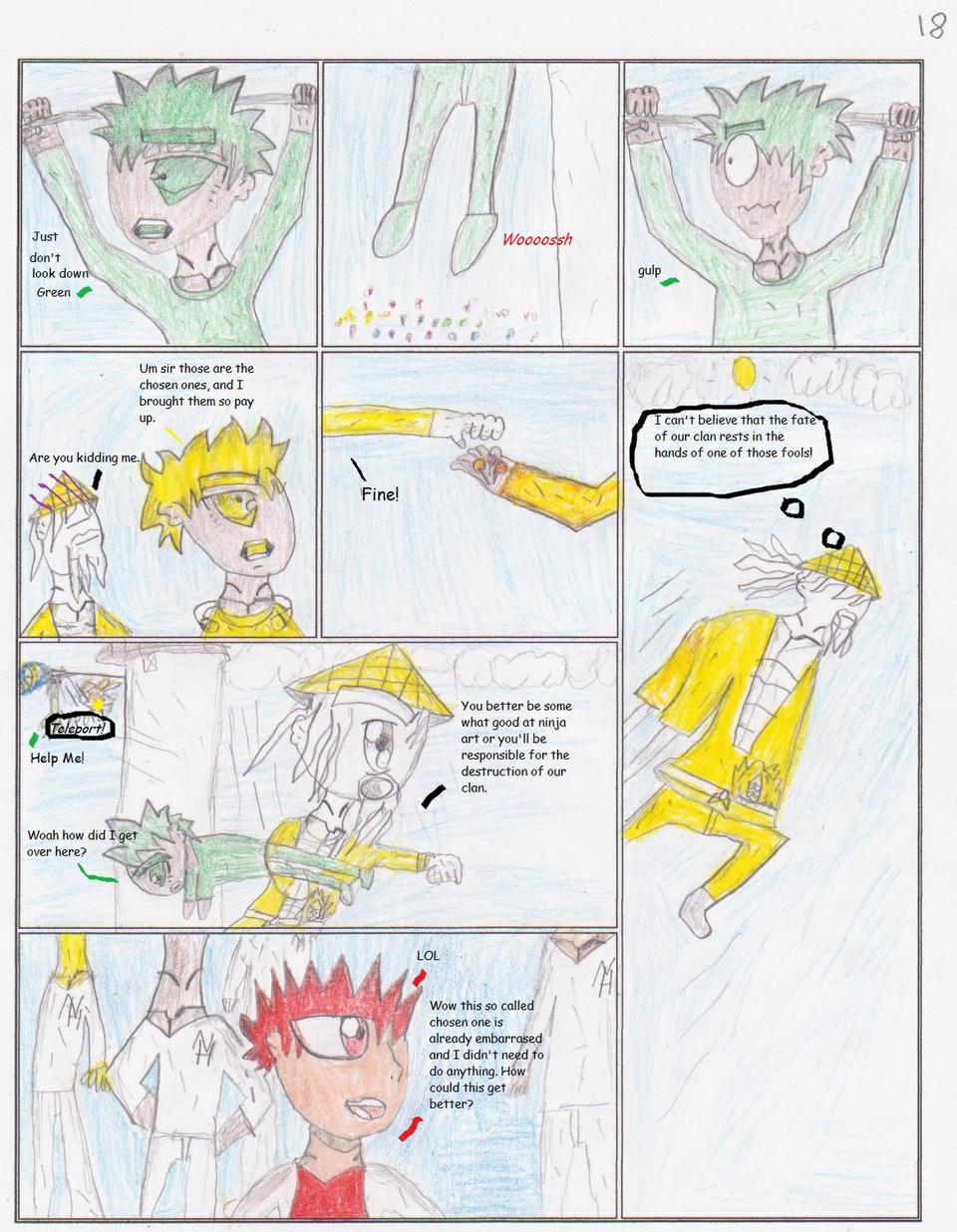Green and Blue vol 1 issue 1 chapter 2 page 18