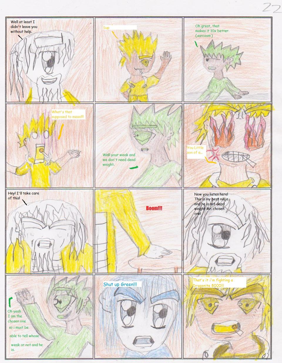 Green and Blue vol 1 issue 1 chapter 3 page 22