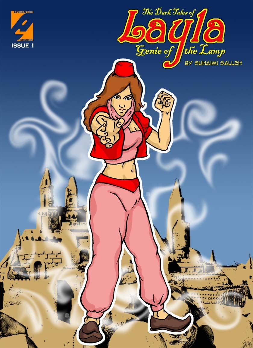 Layla Genie of the Lamp Issue 1 Cover Page