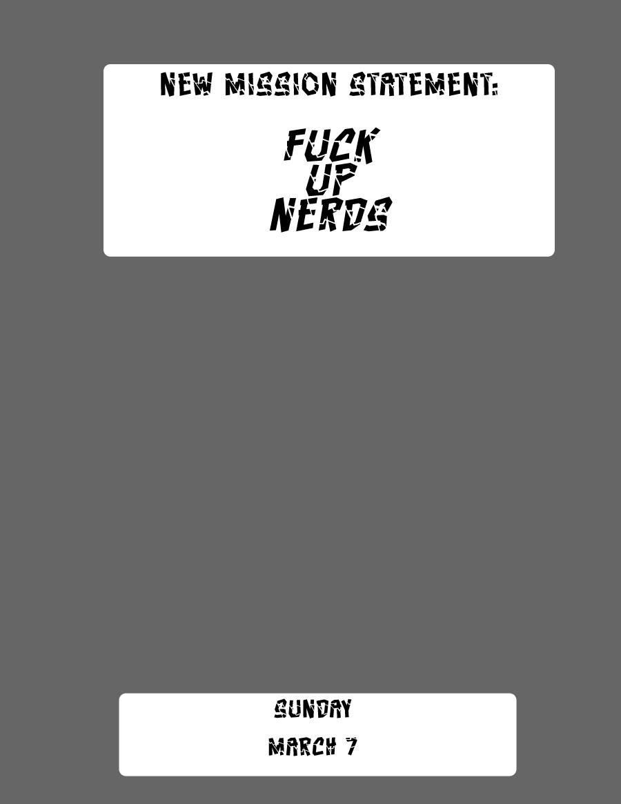 Fuck Nerds