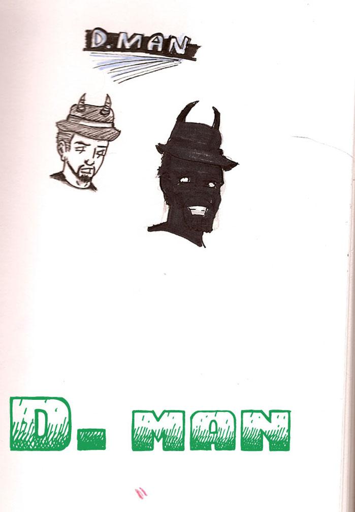 D. Man Sketch 1