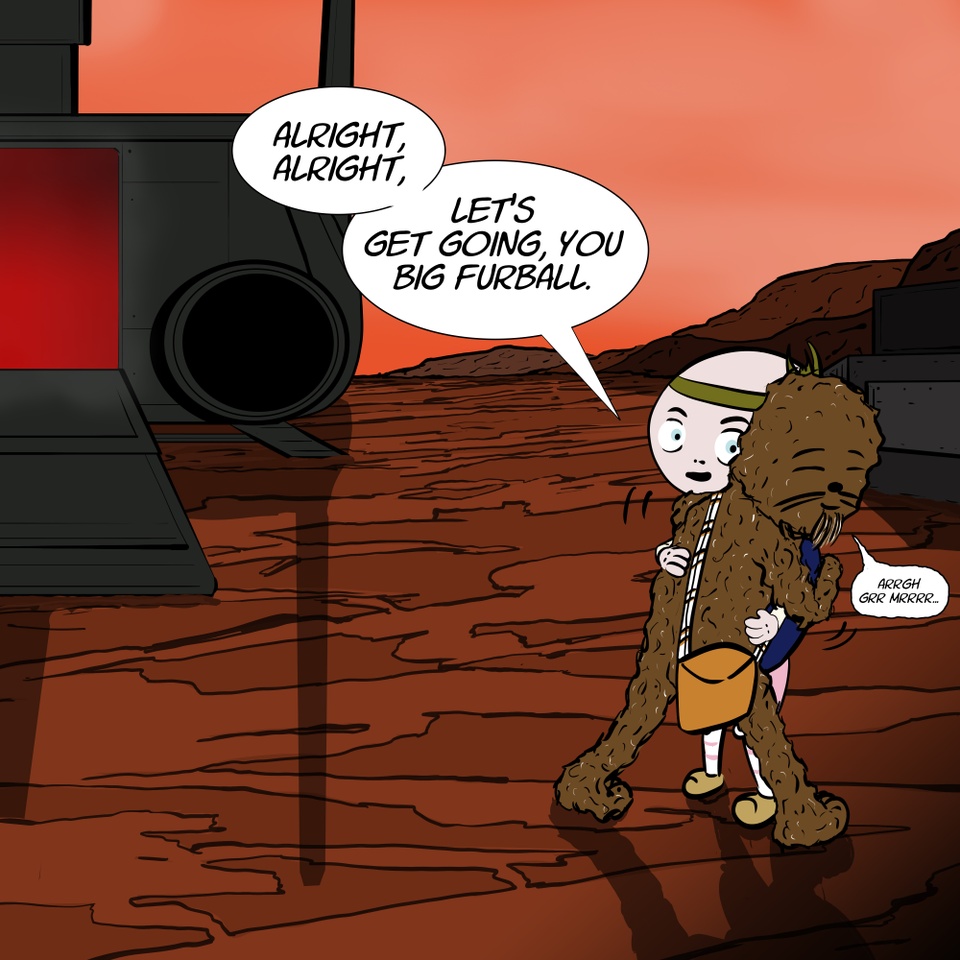 When Tildie Met Chewie Page 14, Panel 4
