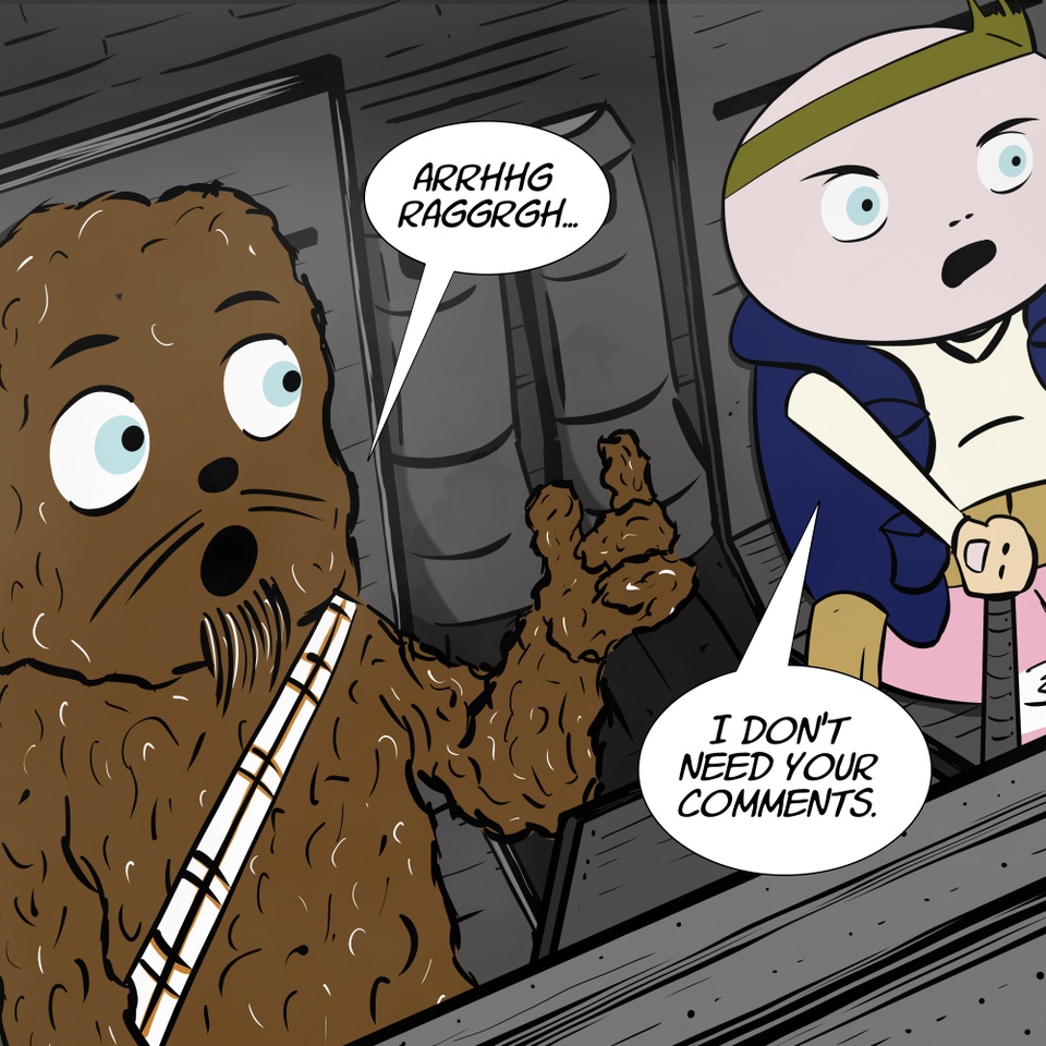 When Tildie Met Chewie Page 11, Panel 2