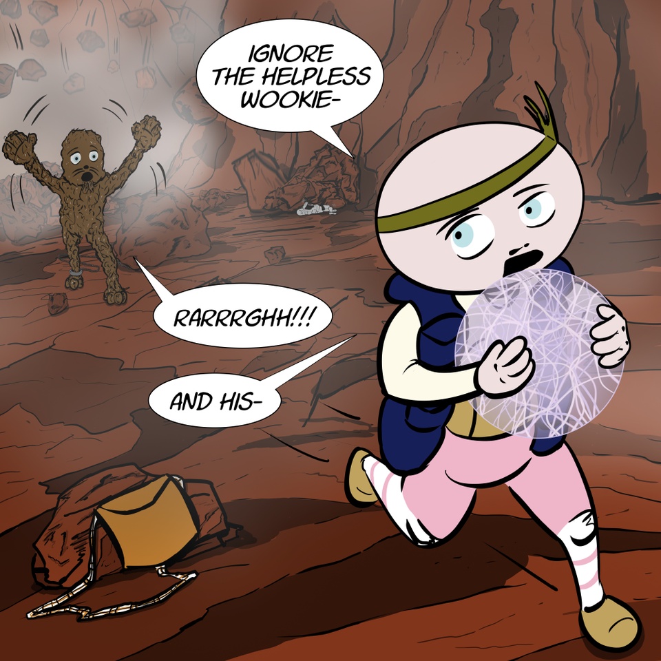 When Tildie Met Chewie Page 7, Panel 3