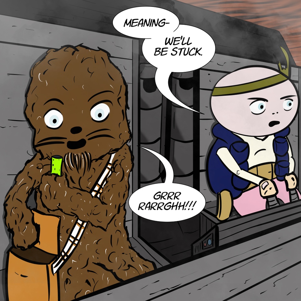 When Tildie Met Chewie Page 11, Panel 5
