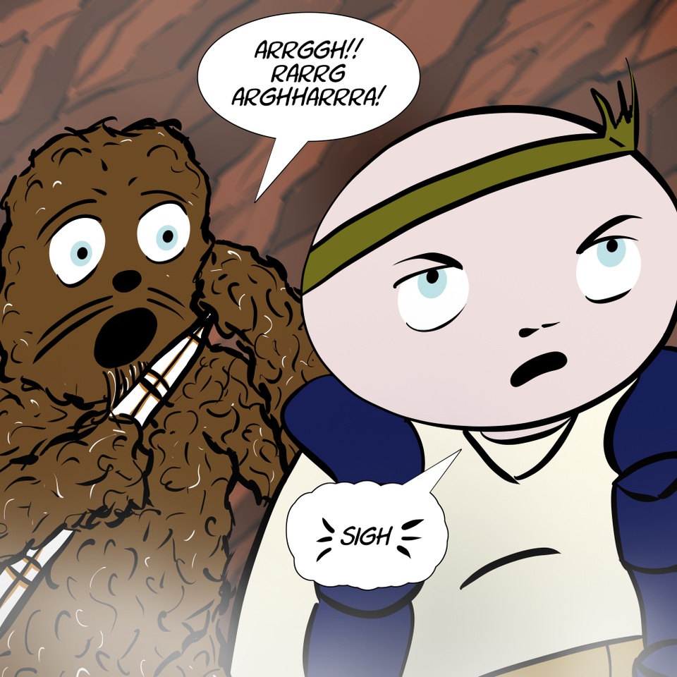 When Tildie Met Chewie Page 9, Panel 3
