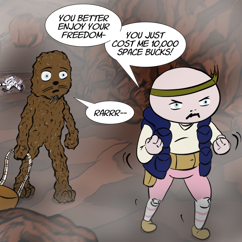 When Tildie Met Chewie Page 9, Panel 2