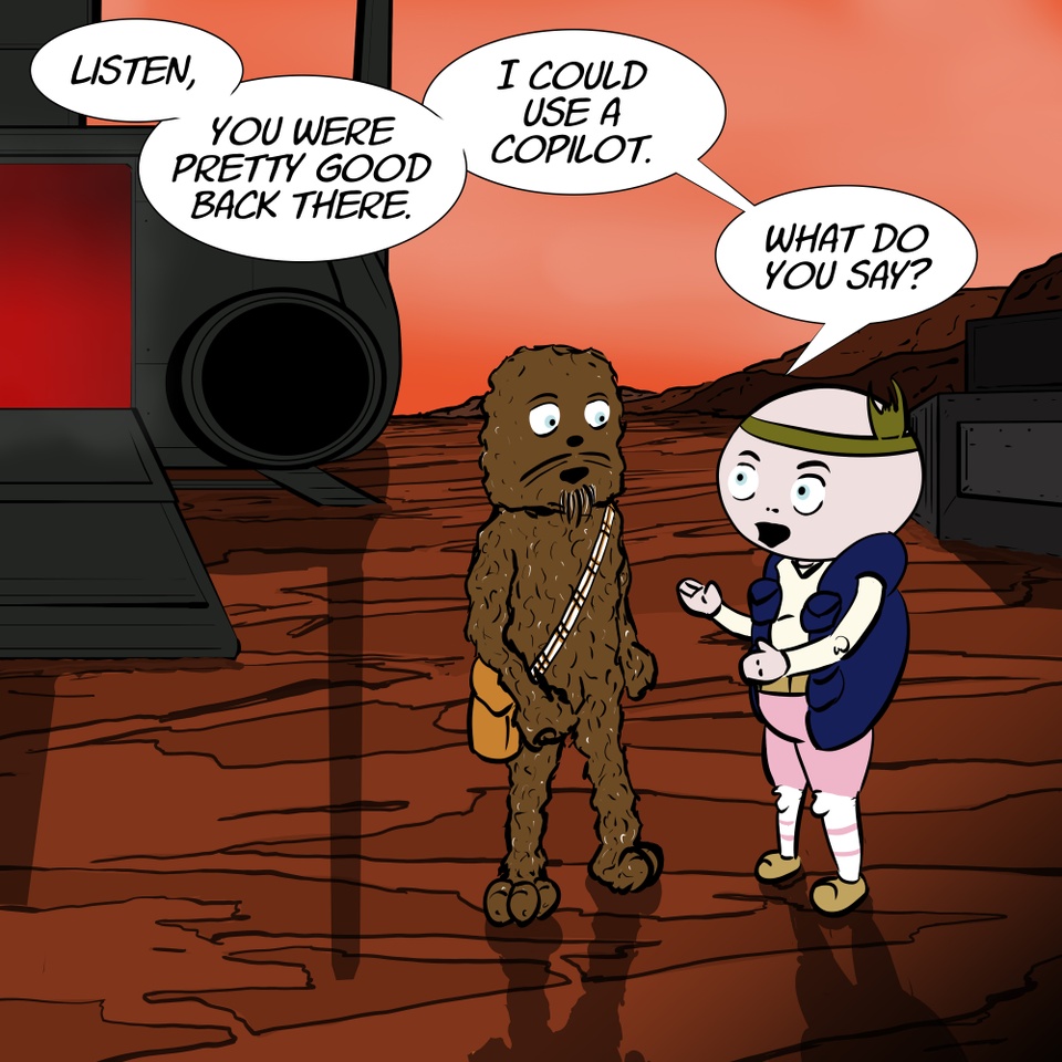 When Tildie Met Chewie Page 14, Panel 3