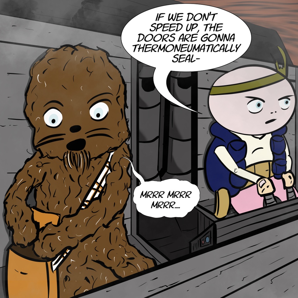 When Tildie Met Chewie Page 11, Panel 4
