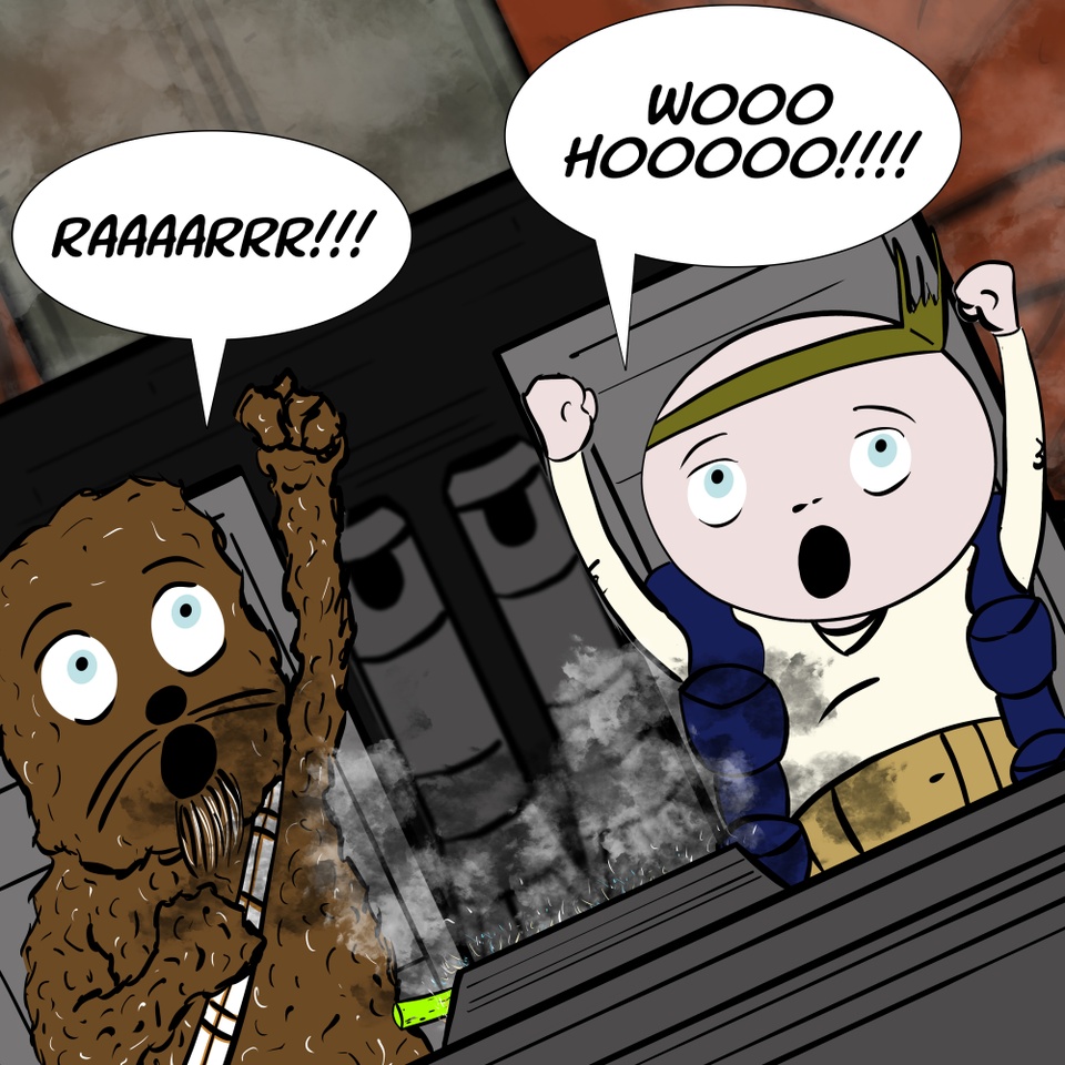 When Tildie Met Chewie Page 14, Panel 1