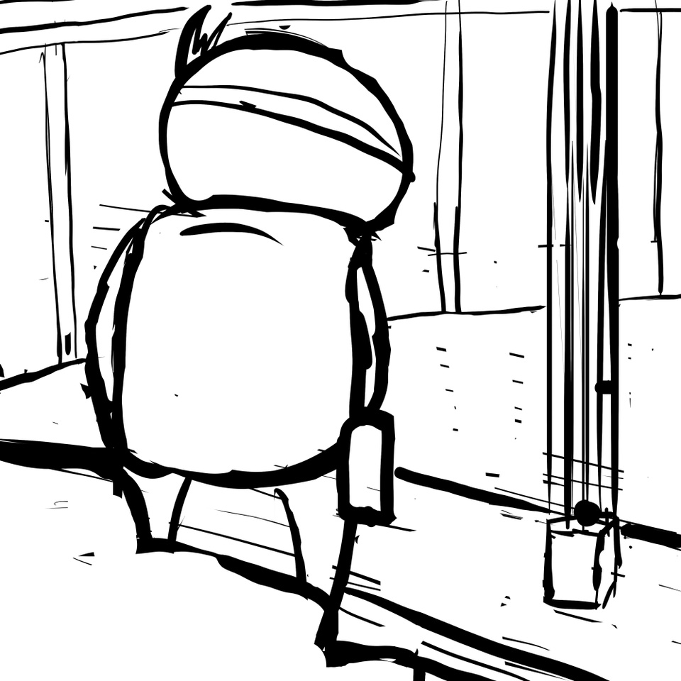 When Tildie Met Chewie - Roughs and Process Sketches