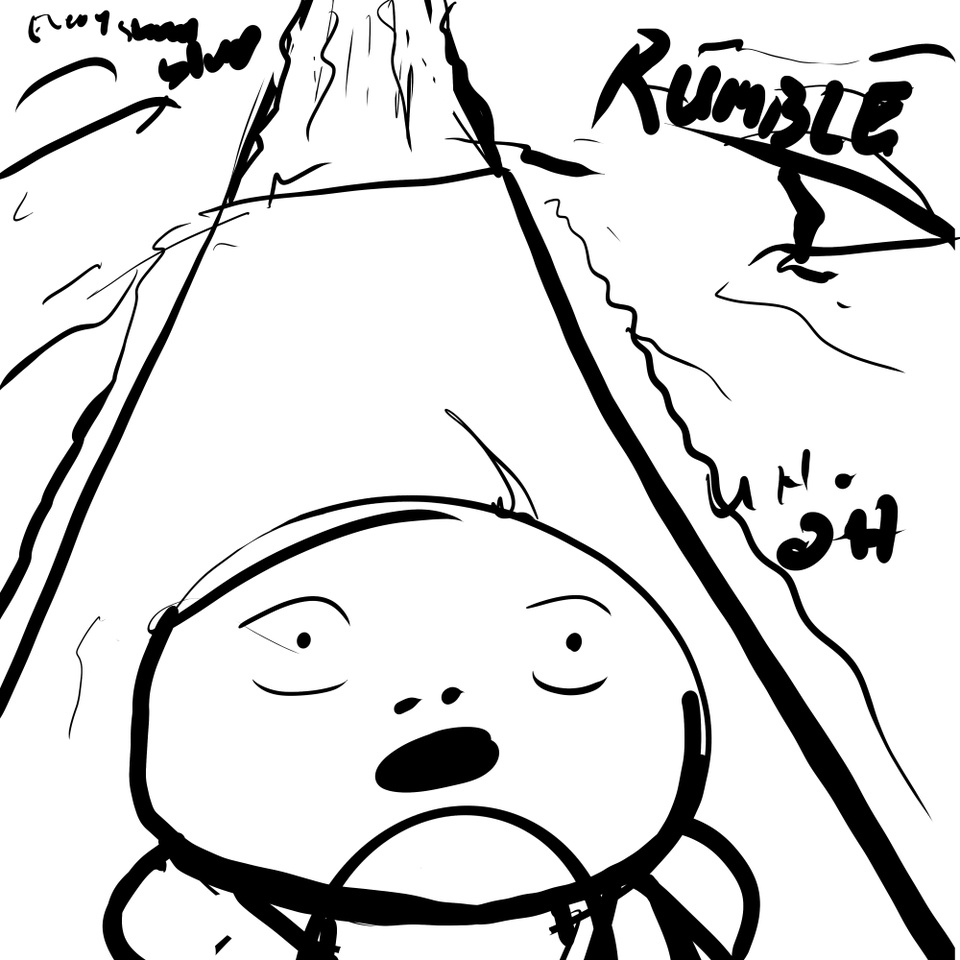 When Tildie Met Chewie - Roughs and Process Sketches