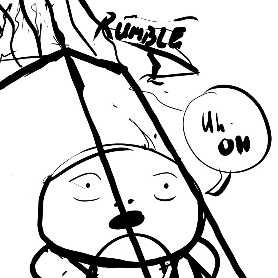 When Tildie Met Chewie - Roughs and Process Sketches