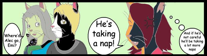 Alec's Taking A "Nap"