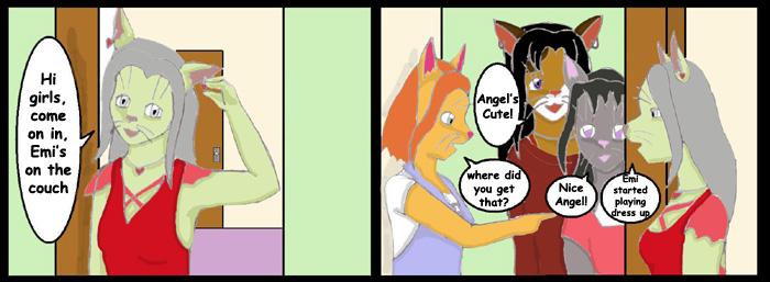 Angel's All Dressed Up!