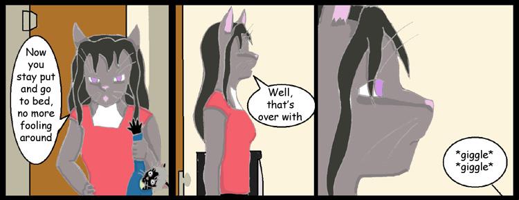 Lady Puts Her Foot Down