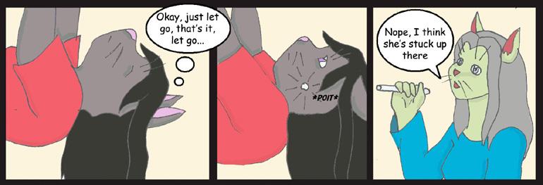 Angel Tries To Get Her Down